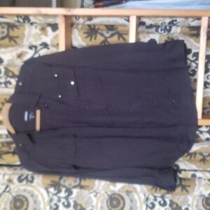 Express Boyfriend Button-up Shirt - XS